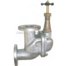 Angle Type DIN Flanged Cast Iron Storm Valve